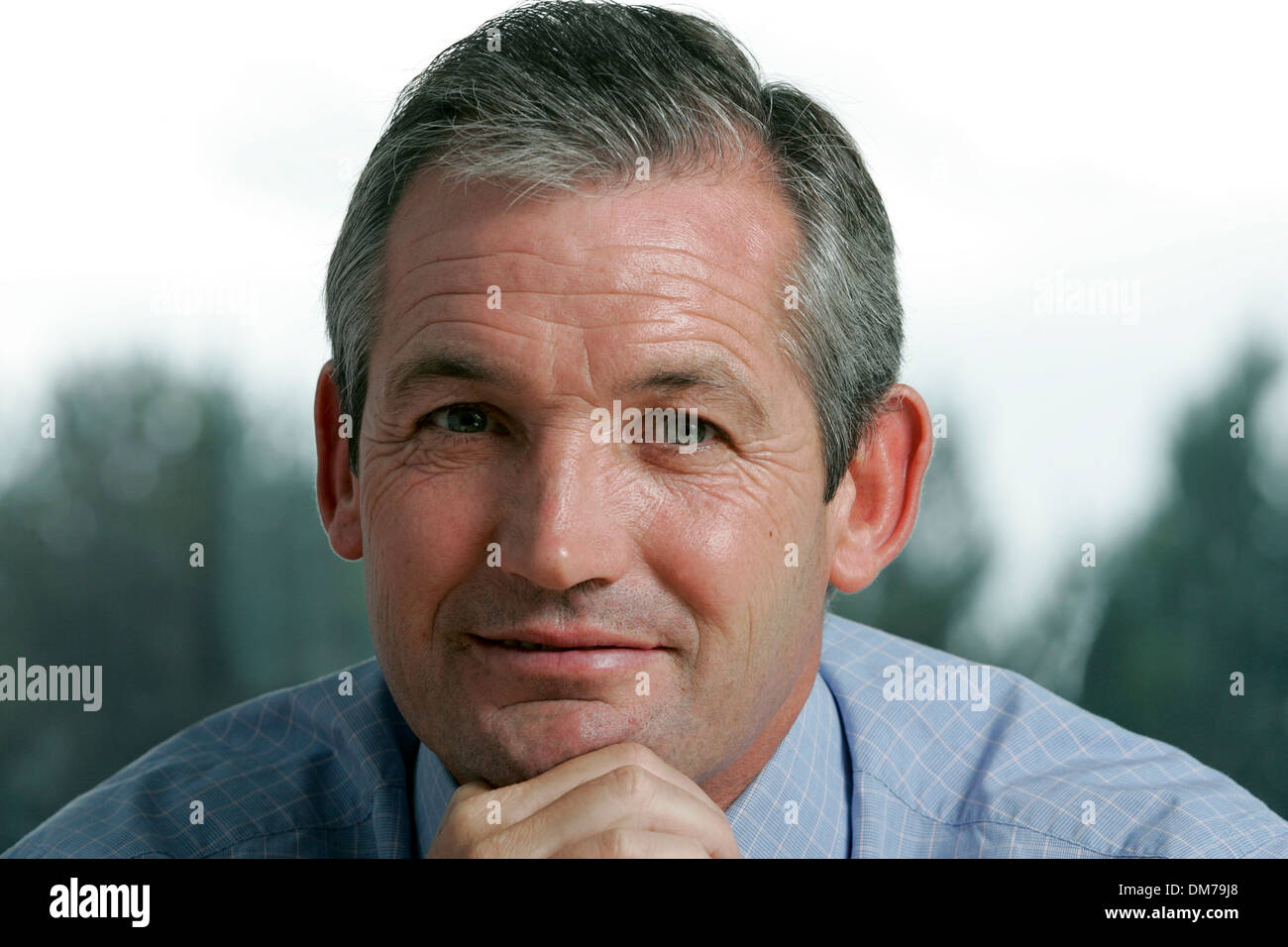 George Burley, former Scotland football player and national team manager Stock Photo