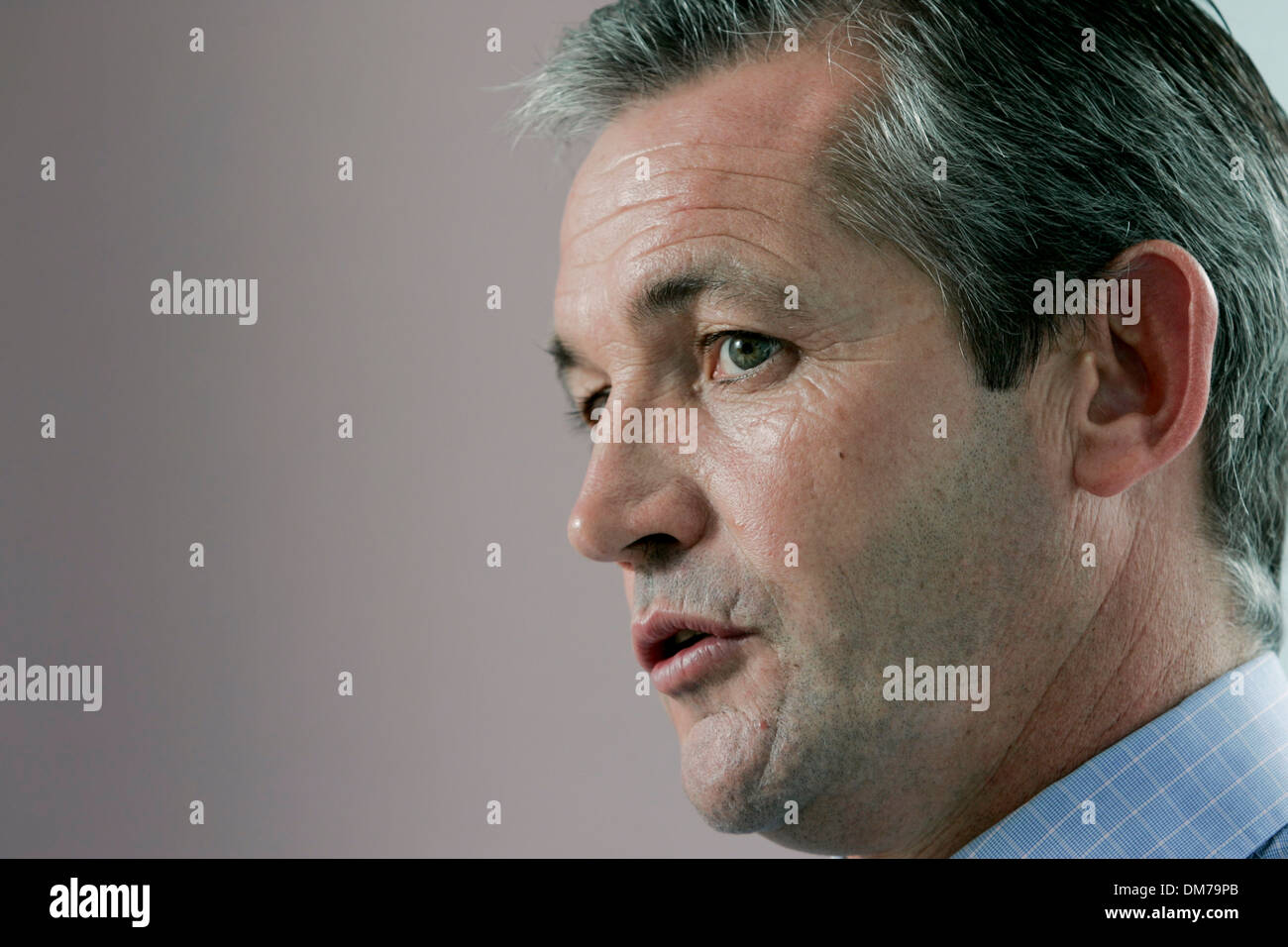 George Burley, former Scotland football player and national team manager Stock Photo