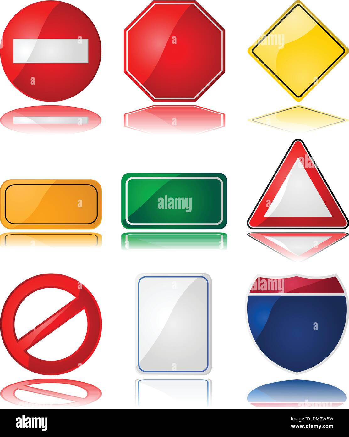 Traffic signs Stock Vector