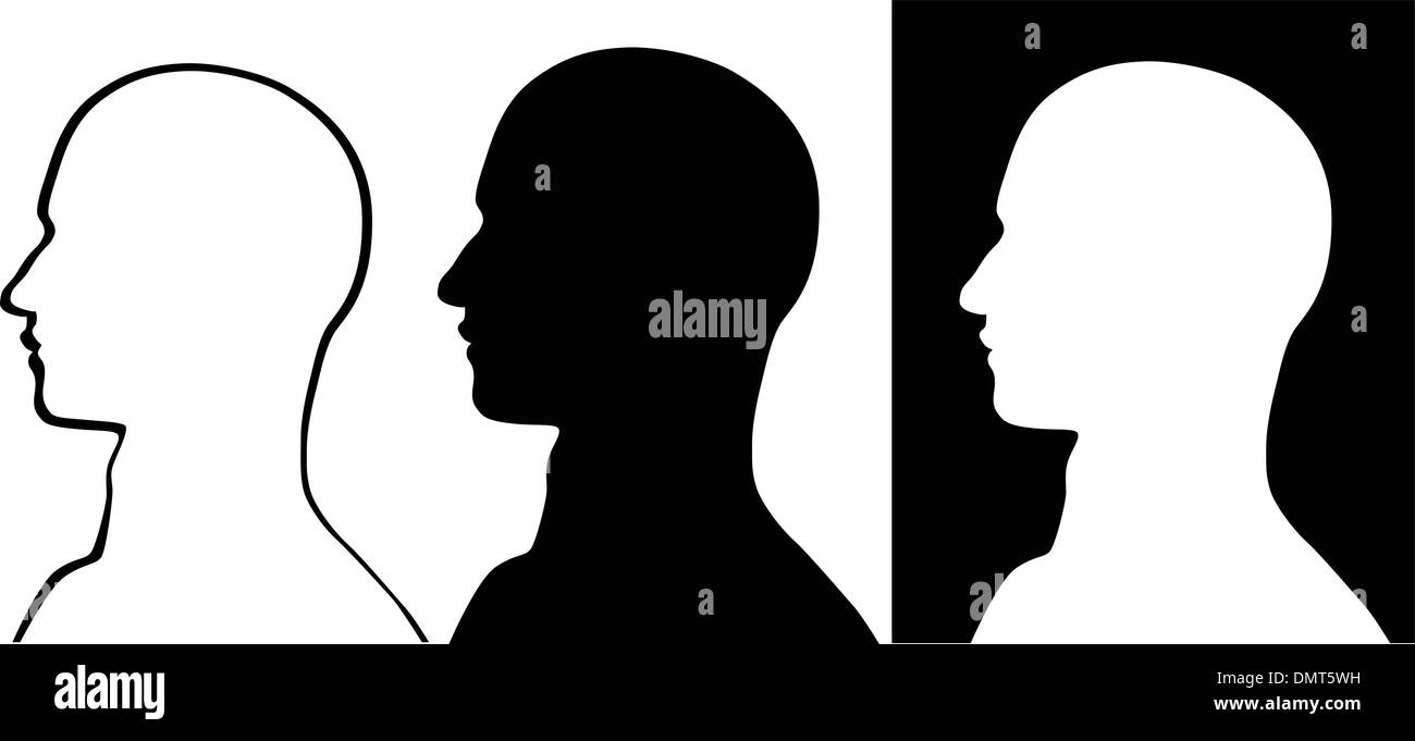 Human head Stock Vector