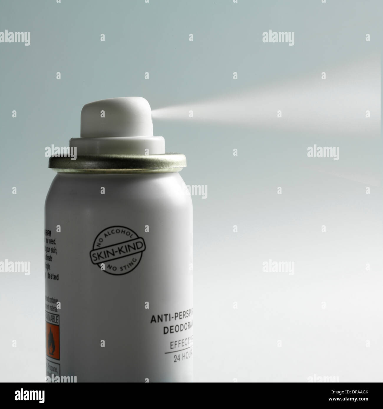 Antiperspirant deodorant spray Stock Photo