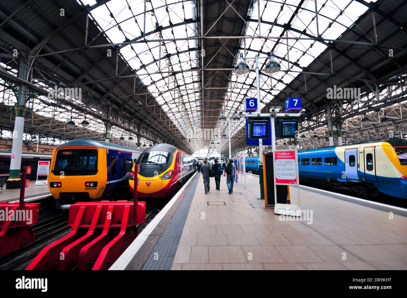 Manchester station Stock Photo