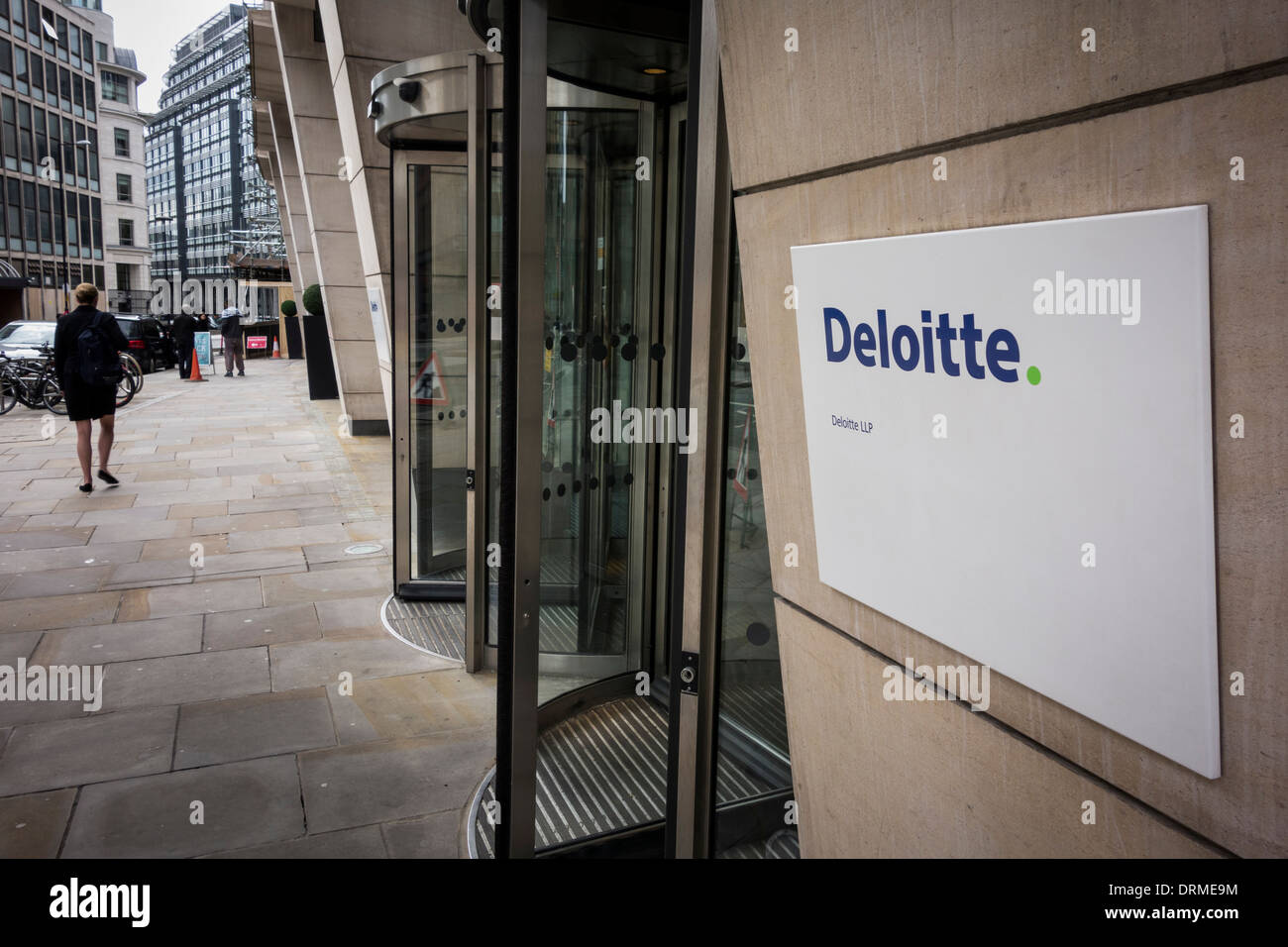 Deloitte LLP office in the City of London, UK Stock Photo