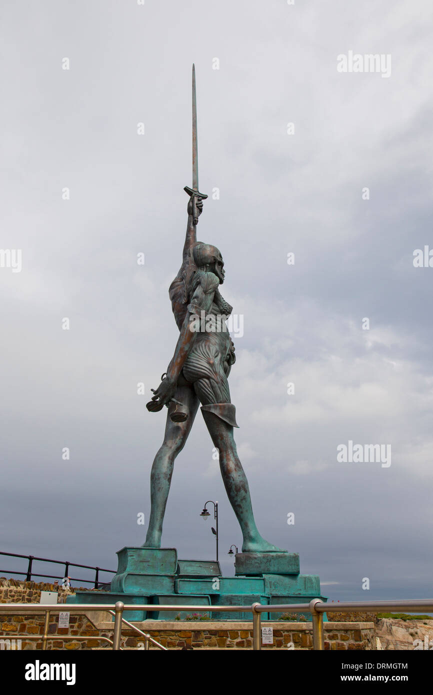 Damien Hirst Verity statue Ilfracombe Stock Photo