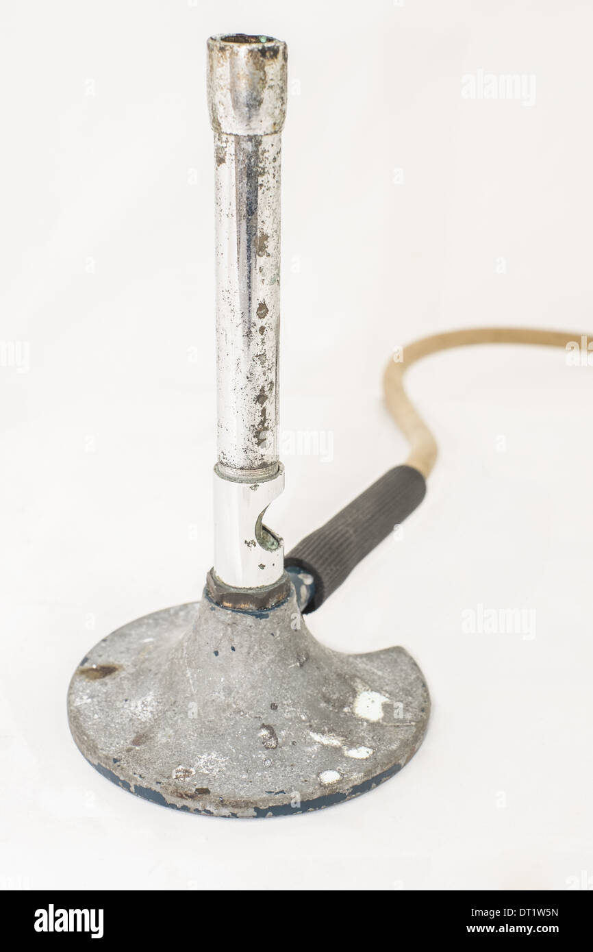 A Bunsen Burner Stock Photo