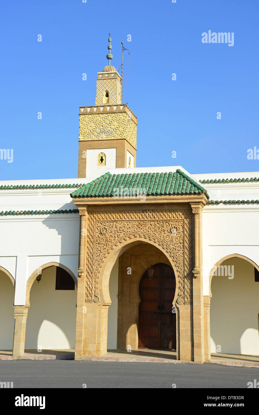 Royal Mosque, Royal Palace of Rabat, Rabat, Rabat-Salé-Zemmour-Zaer Region, Kingdom of Morocco Stock Photo