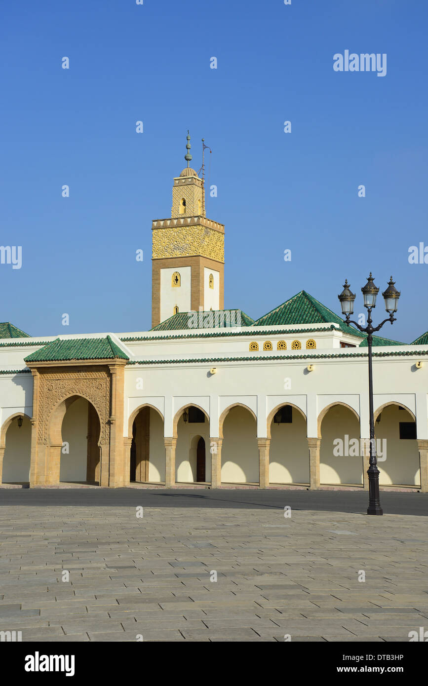 Royal Mosque, Royal Palace of Rabat, Rabat, Rabat-Salé-Zemmour-Zaer Region, Kingdom of Morocco Stock Photo