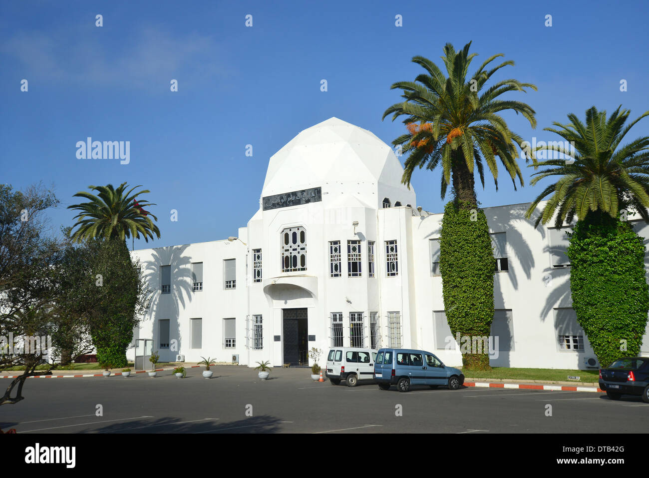 Defence Department Building, Rabat, Rabat-Salé-Zemmour-Zaer Region, Kingdom of Morocco Stock Photo