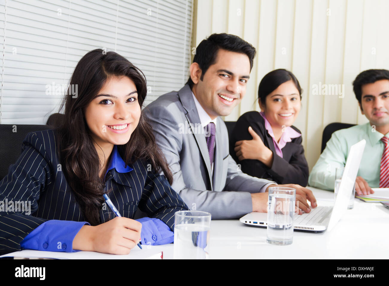 Indian Business People Working