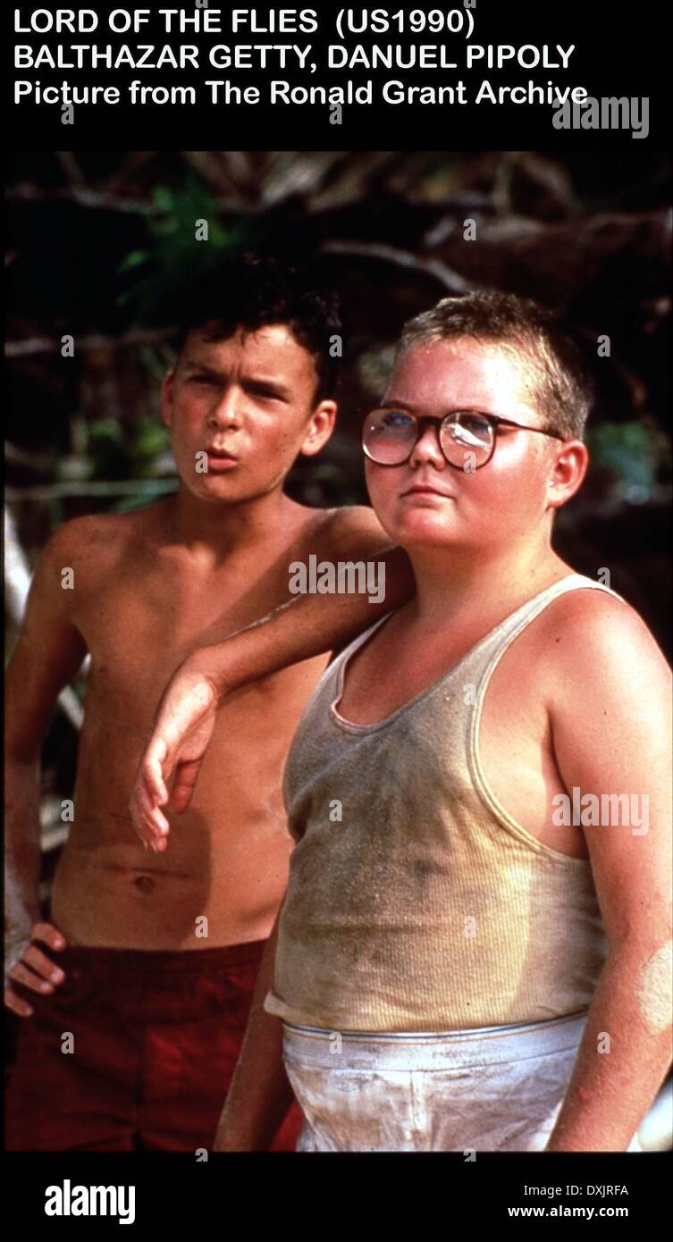 LORD OF THE FLIES (US1990) BALTHAZAR GETTY, DANUEL PIPOLY Stock Photo