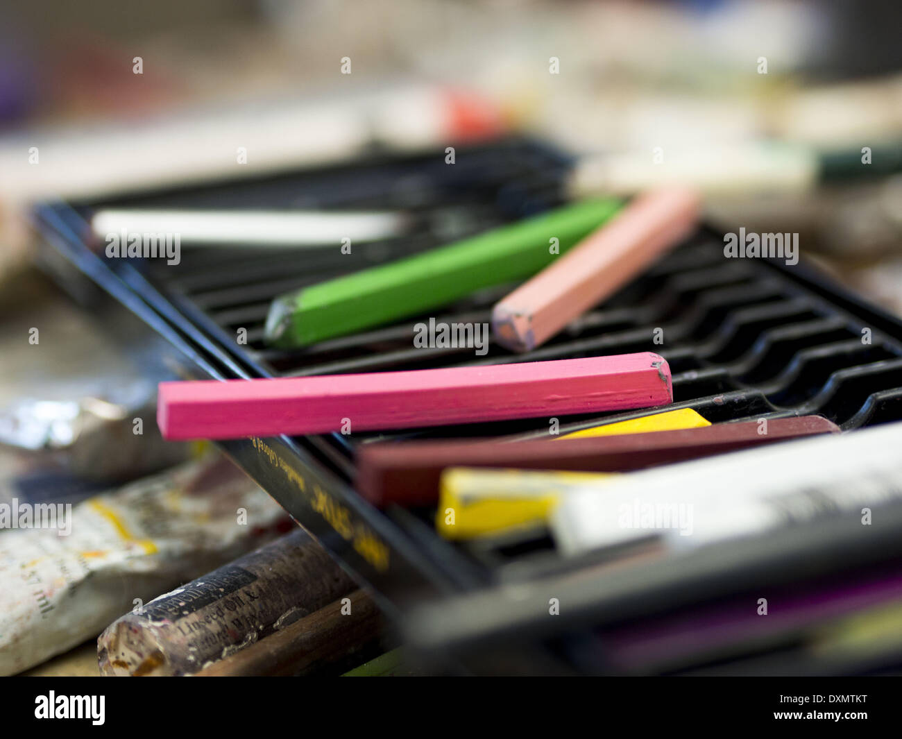 Atascadero, California, USA. 14th Oct, 2013. Colorful chalk pastels, Atascadero, California, United States © David H. Wells/ZUMAPRESS.com/Alamy Live News Stock Photo