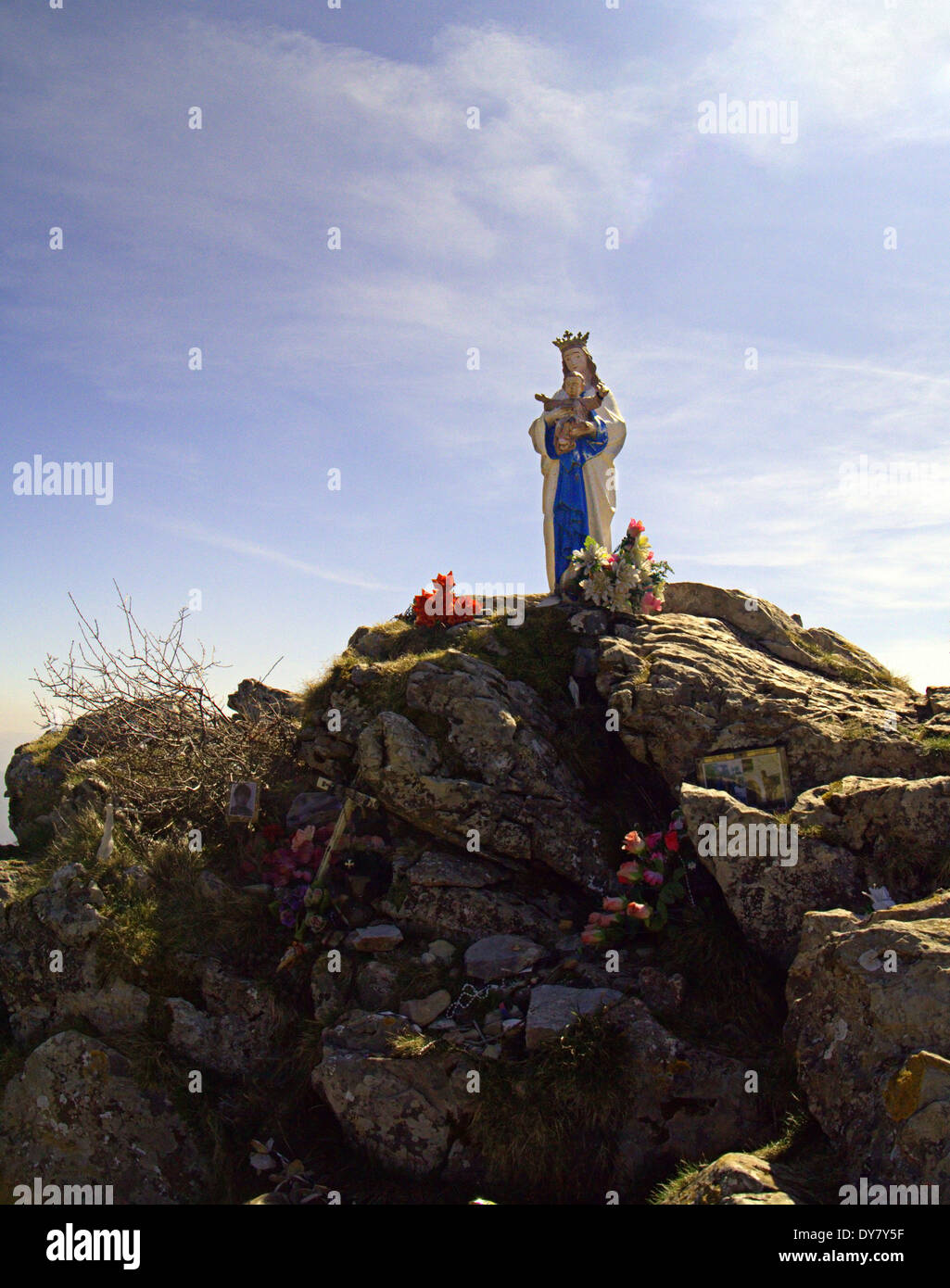 On the Camino De Santiago De Compostella Stock Photo