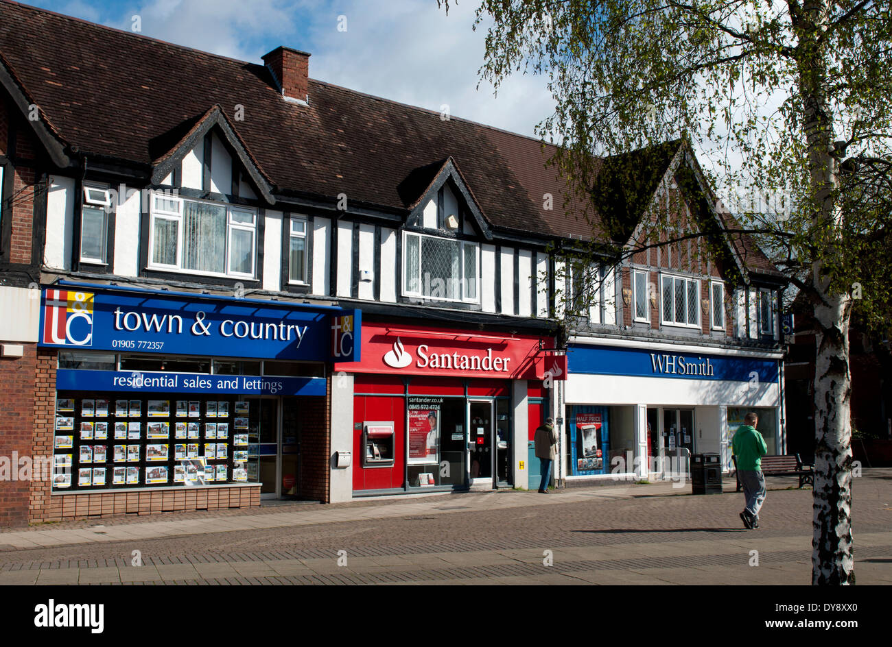 Victoria Square, Droitwich Spa, Worcestershire, England, UK Stock Photo