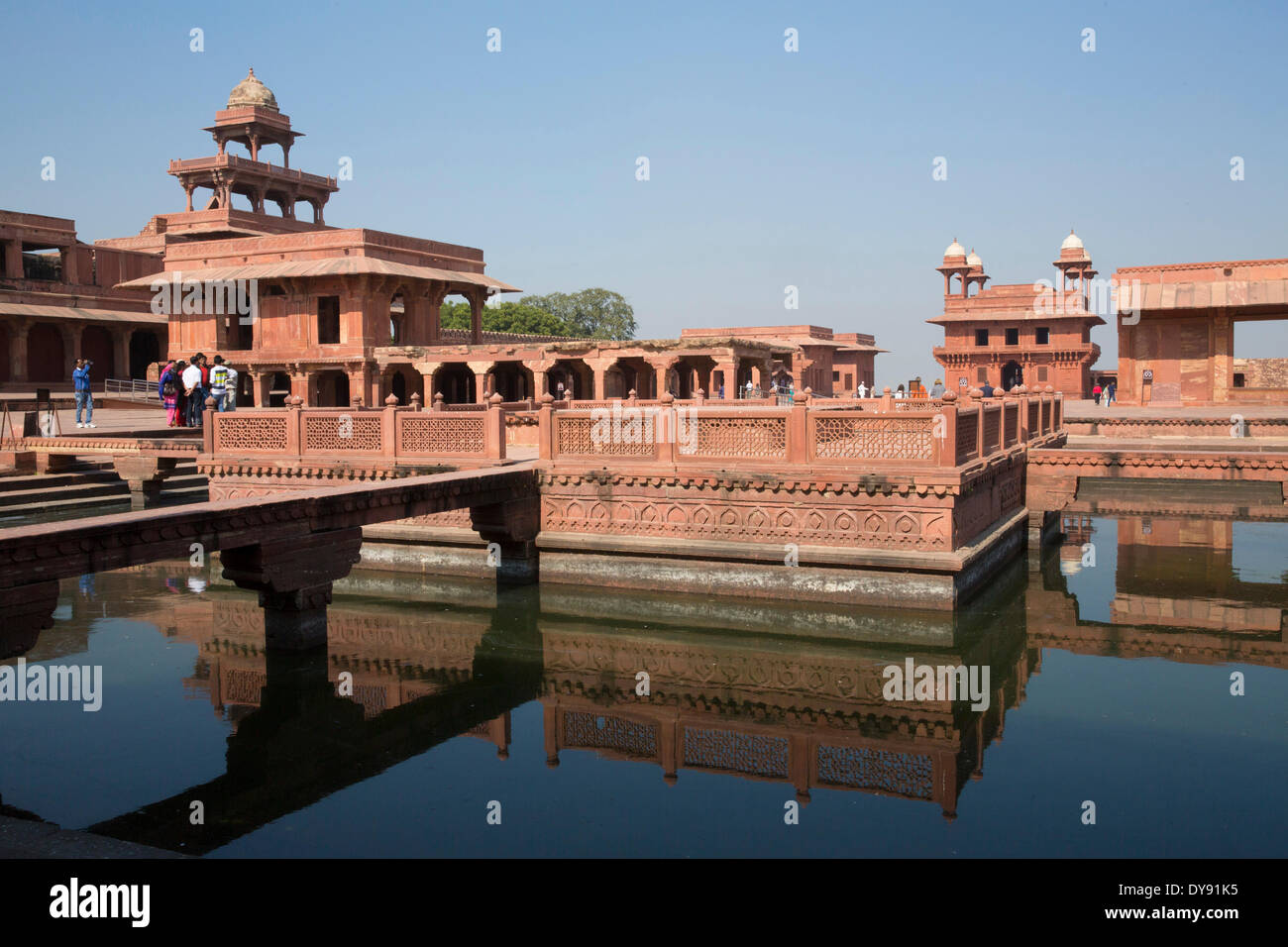 Fatehpur, Sikri, king's palace, Agra, Uttar Pradesh, church, religion, Asia, Stock Photo