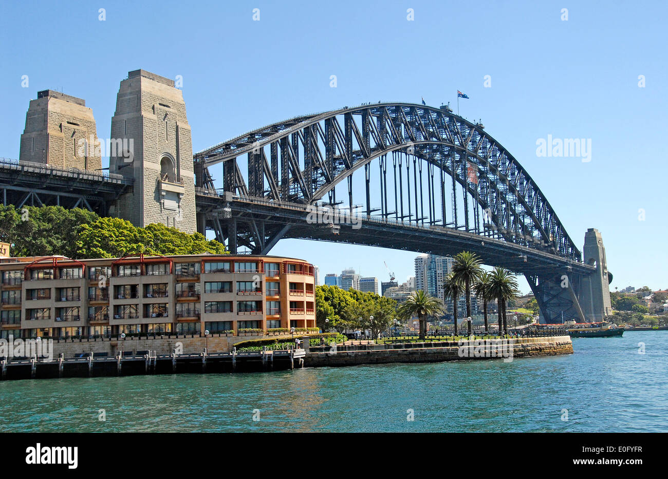 Park Hyatt hotel Sydney bay Australia Stock Photo