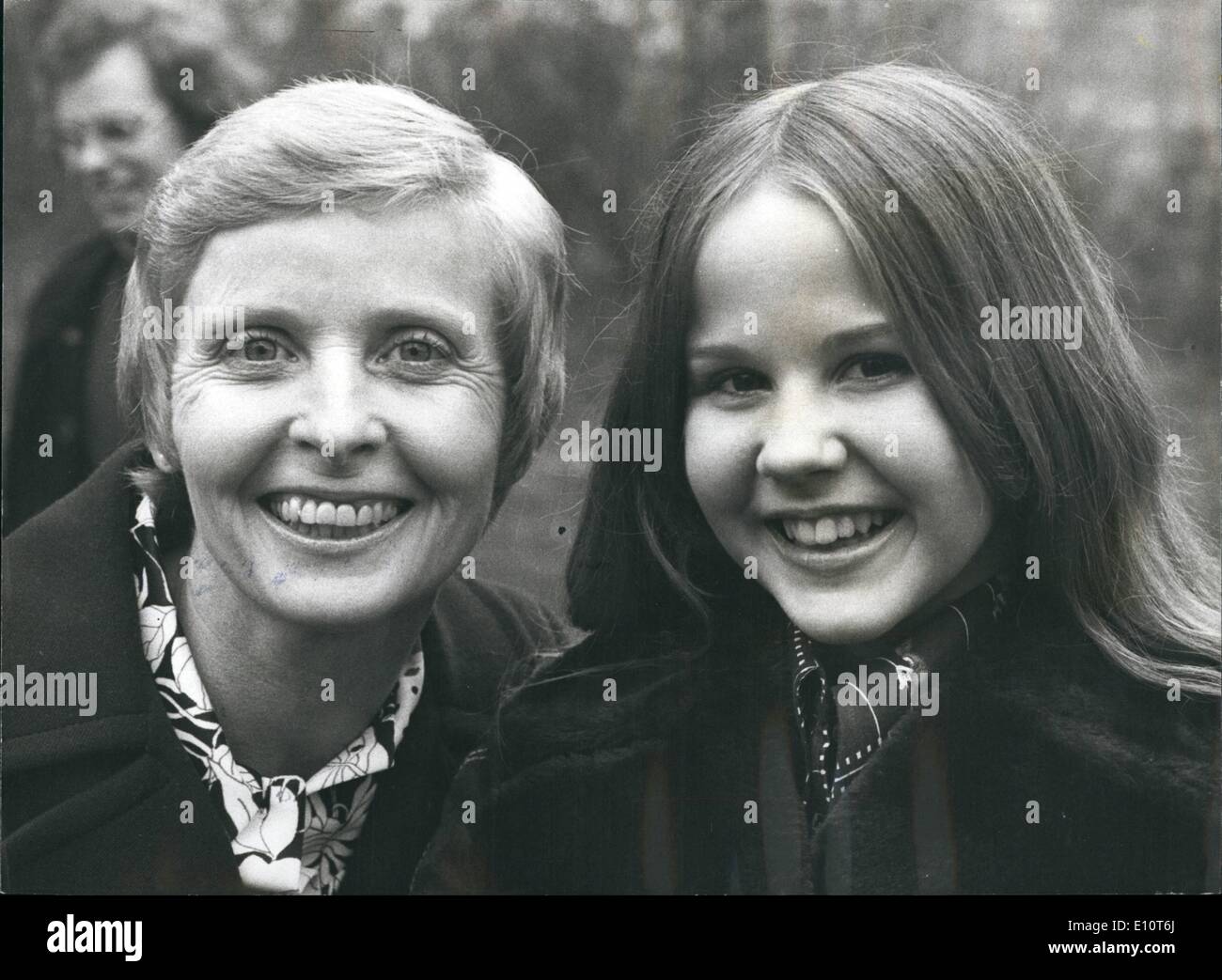 Mar. 03, 1974 - Young Star of ''The Exorcist'' in London: 15 year old actress Linda Blair, star of the film :The Exorcist'' is in London for a brief visit. She plays the part of a devil possessed girl in the film which is now being shown in London, Linda, a junior high school student from Westport, Connecticut, has been nominated for an Academy Award. Photo shows Linda Blair pictured in London yesterday with her mother,Mrs. Eleanor Blair. Stock Photo