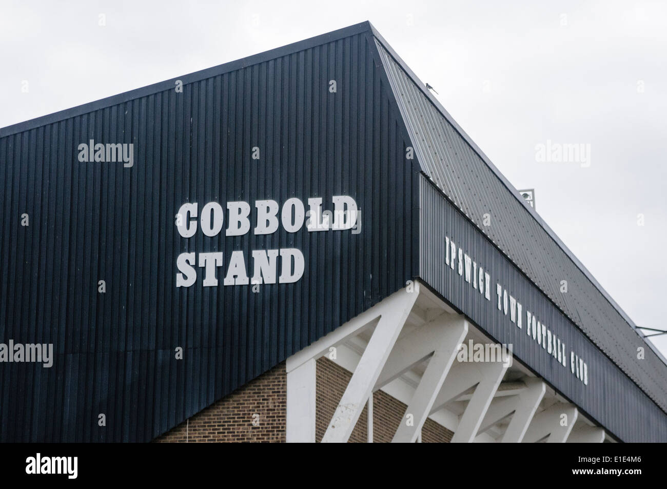 Cobbold Stand at Ipswich Town Football Club Stock Photo