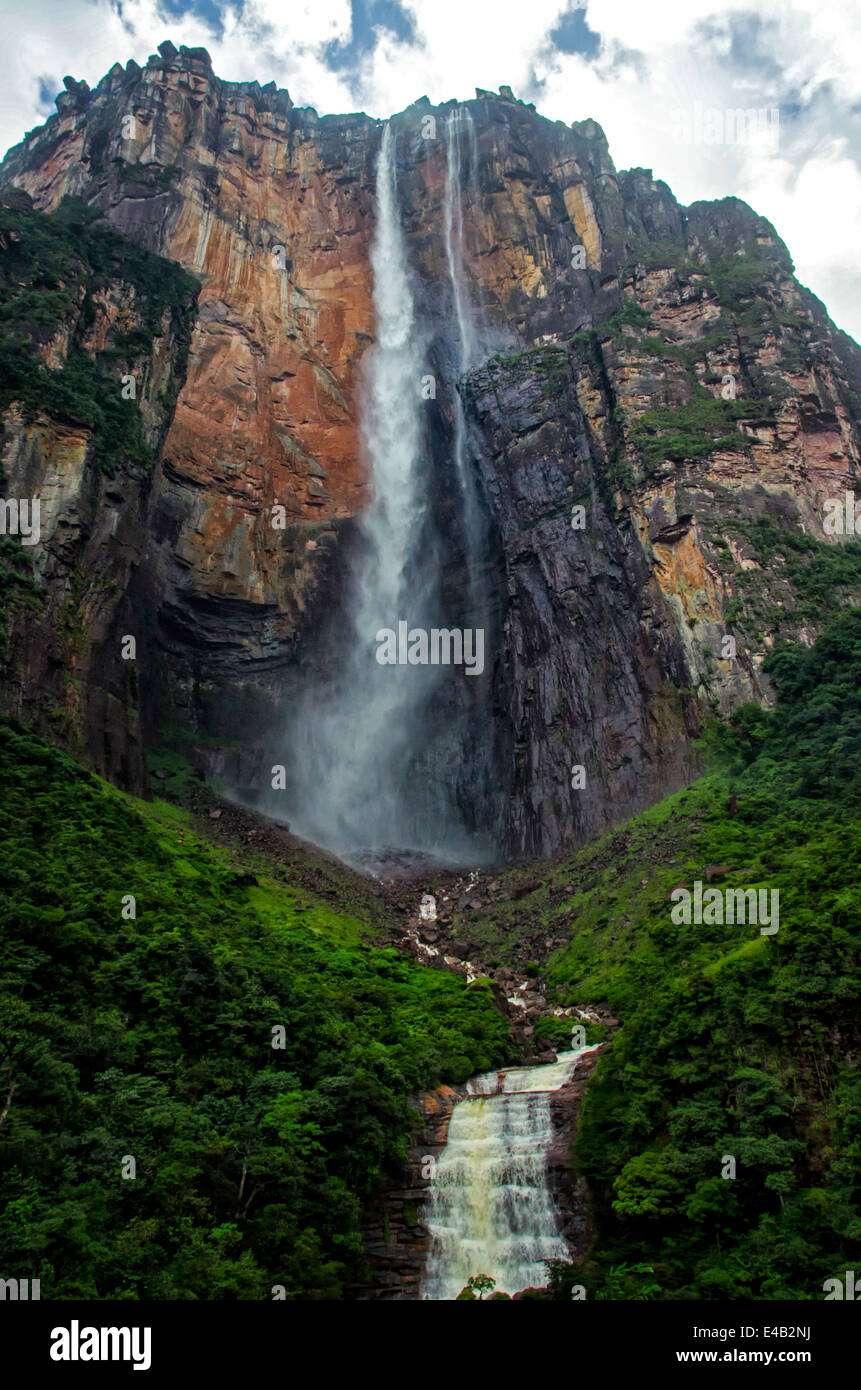 Angel Falls (Kerepacupai vena). Canaima National Park. Venezuela Stock Photo