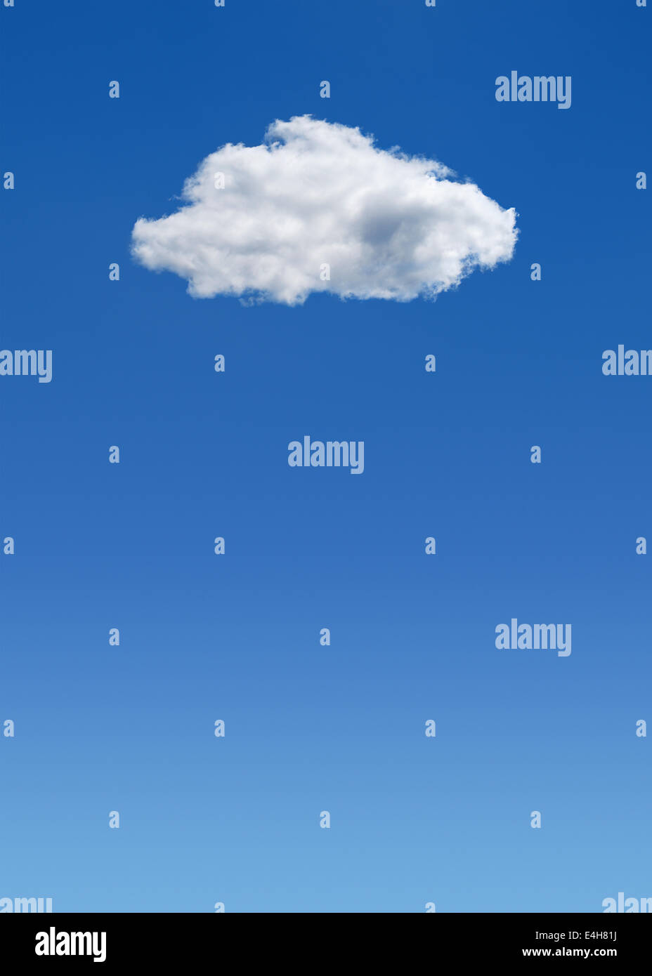 Cloud in a Blue Sky. Stock Photo