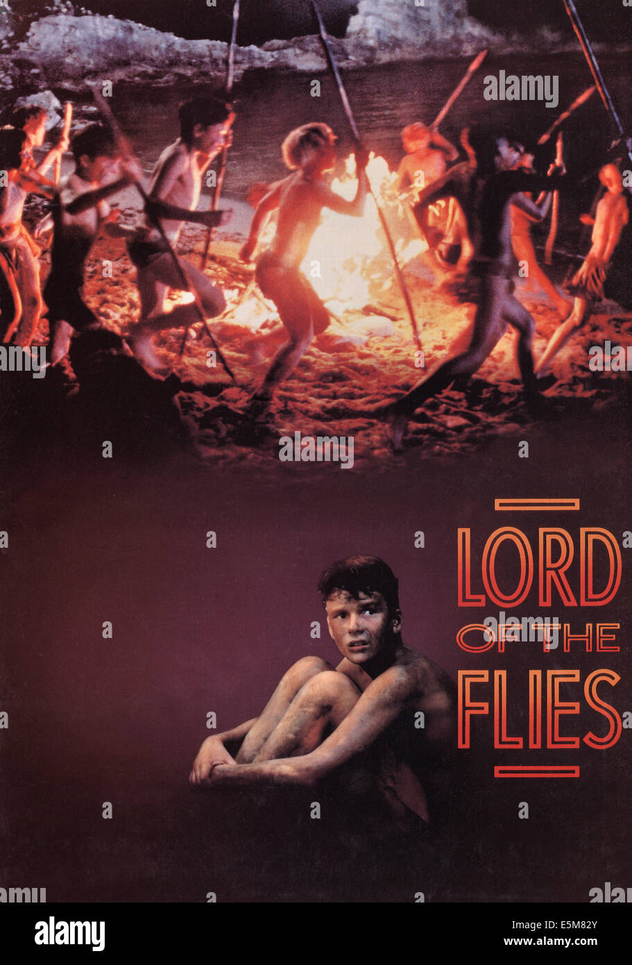 LORD OF THE FLIES, Balthazar Getty (bottom), 1990. © Columbia Pictures/ Courtesy: Everett Collection Stock Photo