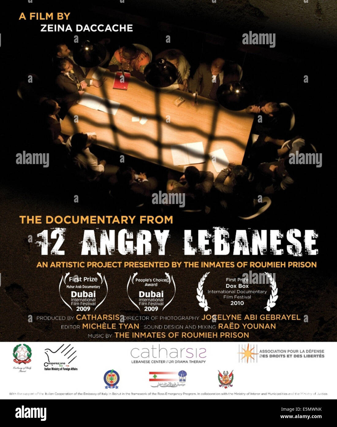 12 ANGRY LEBANESE: THE DOCUMENTARY, poster art, 2009. Stock Photo