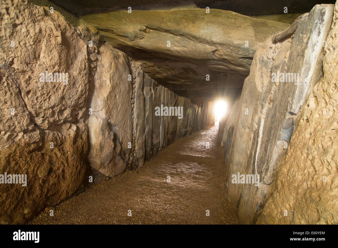 Dolmen de Soto - between 3800 and 2500 BC, Trigueros, Huelva province, Region of Andalusia, Spain, Europe Stock Photo