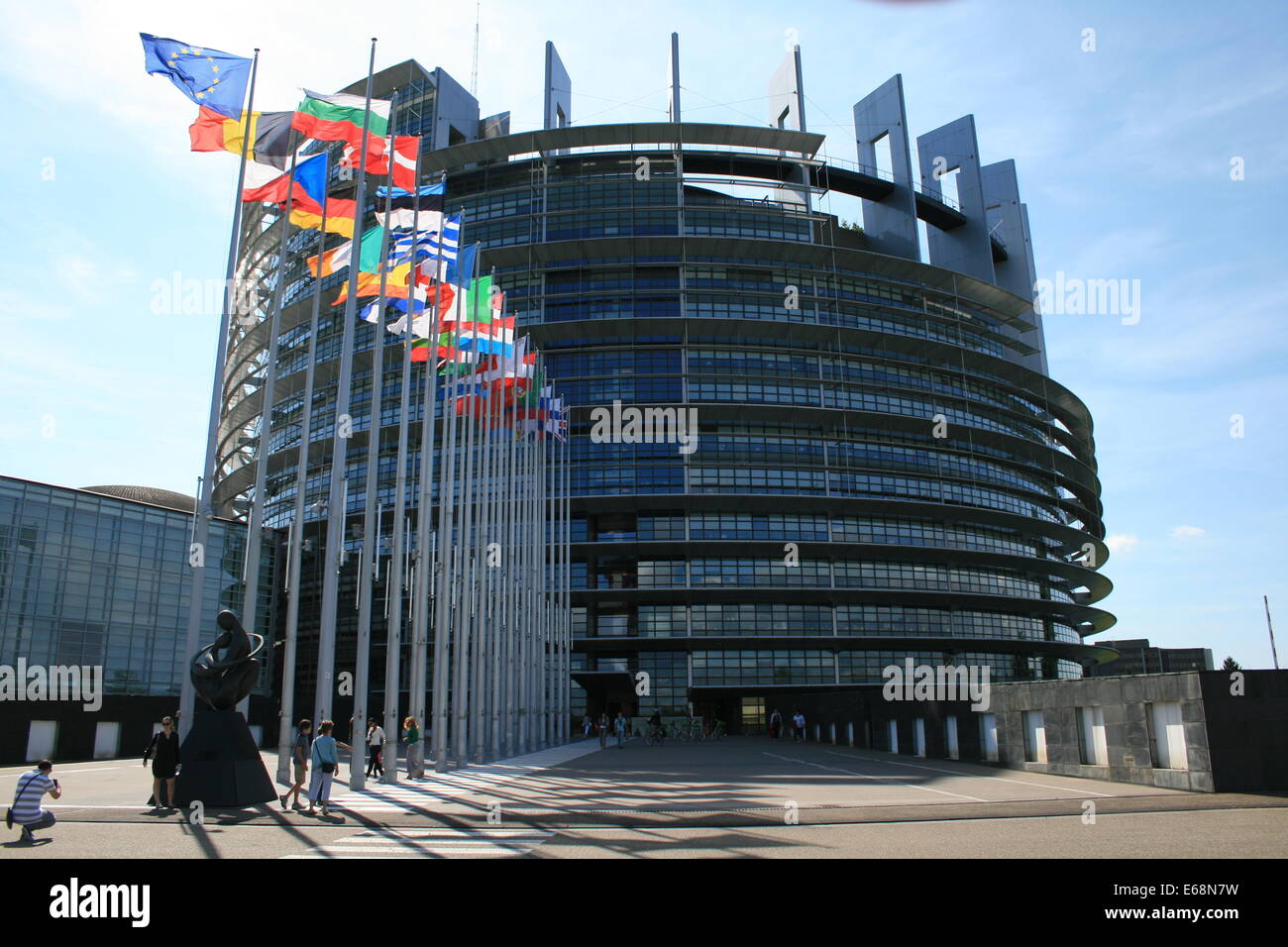 European Parliament building, Strasbourg Stock Photo