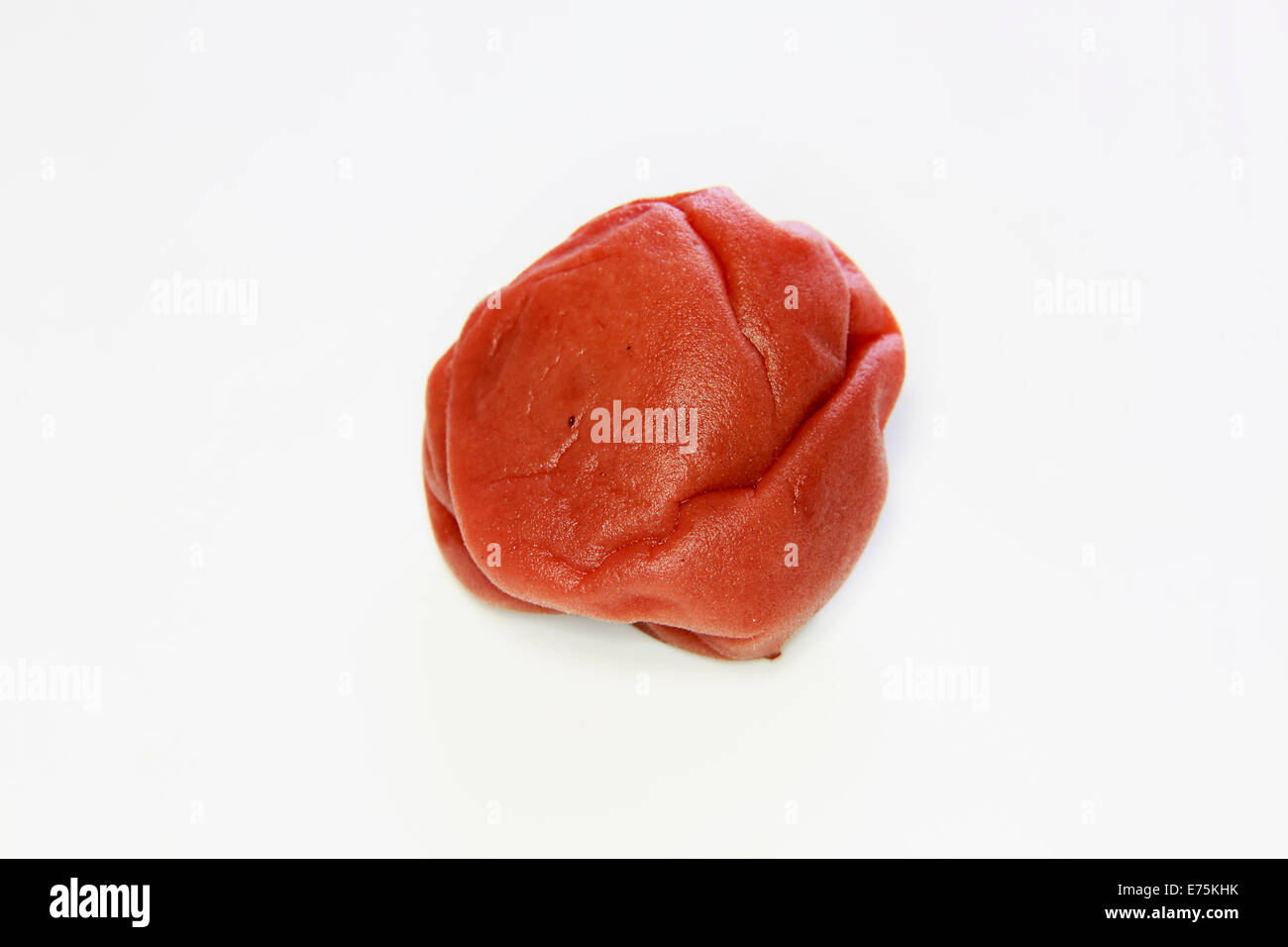 pickled plum on a white background Stock Photo