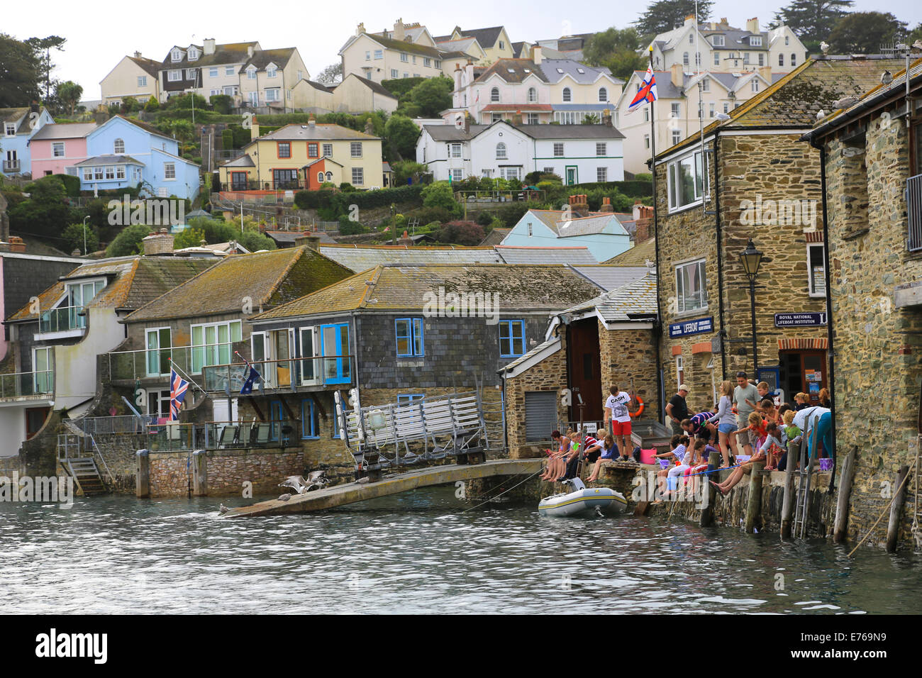 Salcombe Quay, Devon, UK Stock Photo