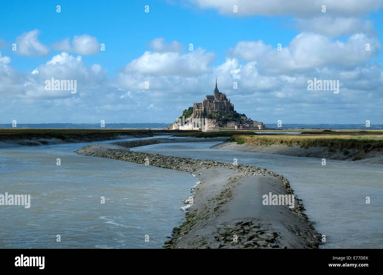 mont st michel, normandy, france Stock Photo