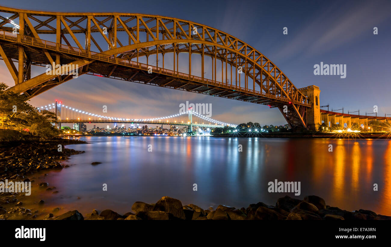 Hell gate triborough robert f kennedy bridge hi-res stock photography ...