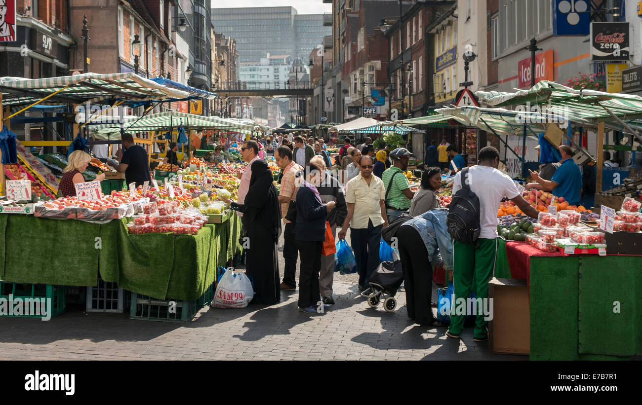 Surrey Street Market Stock Photo