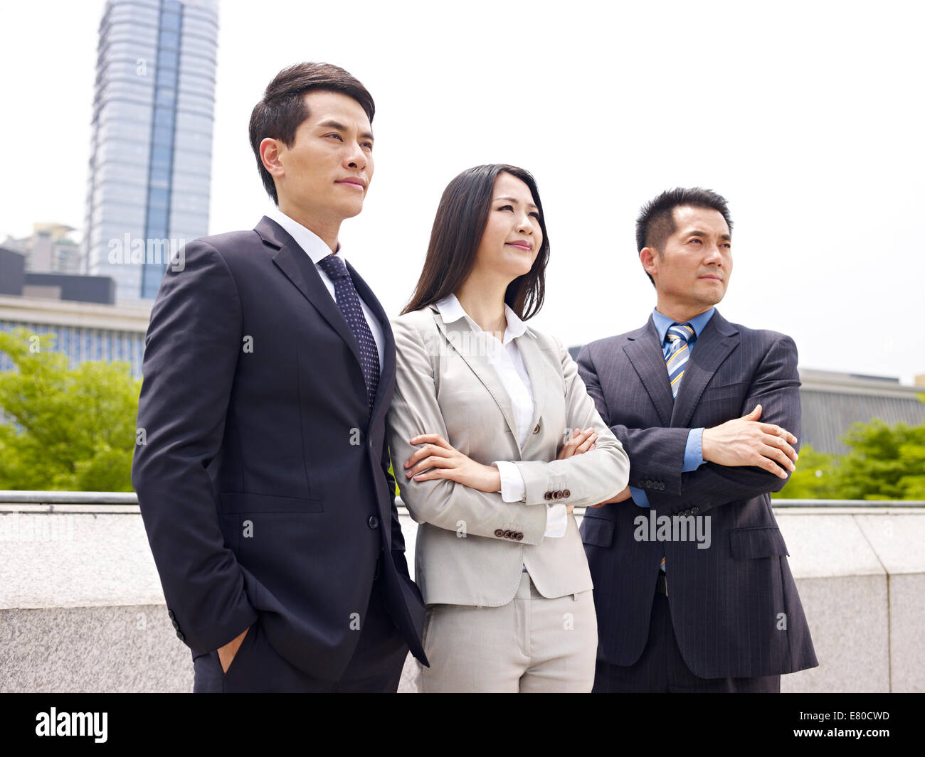 asian business team Stock Photo