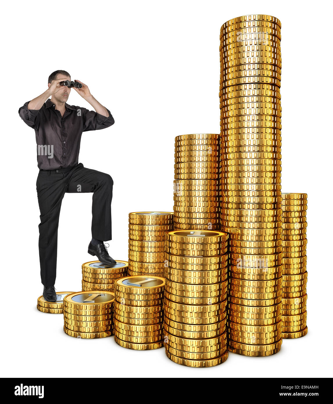 making money Stock Photo