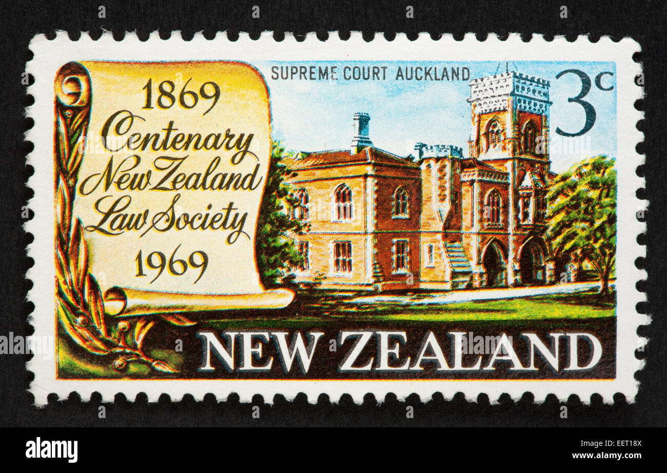 New Zealand postage stamp Stock Photo