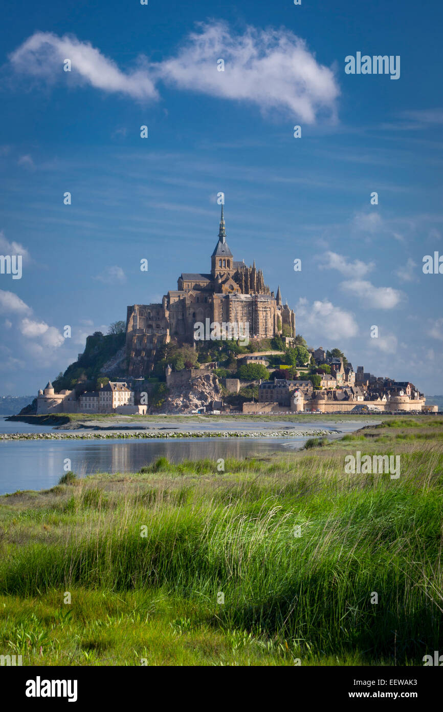 Mont Saint Michel, Normandy, France Stock Photo