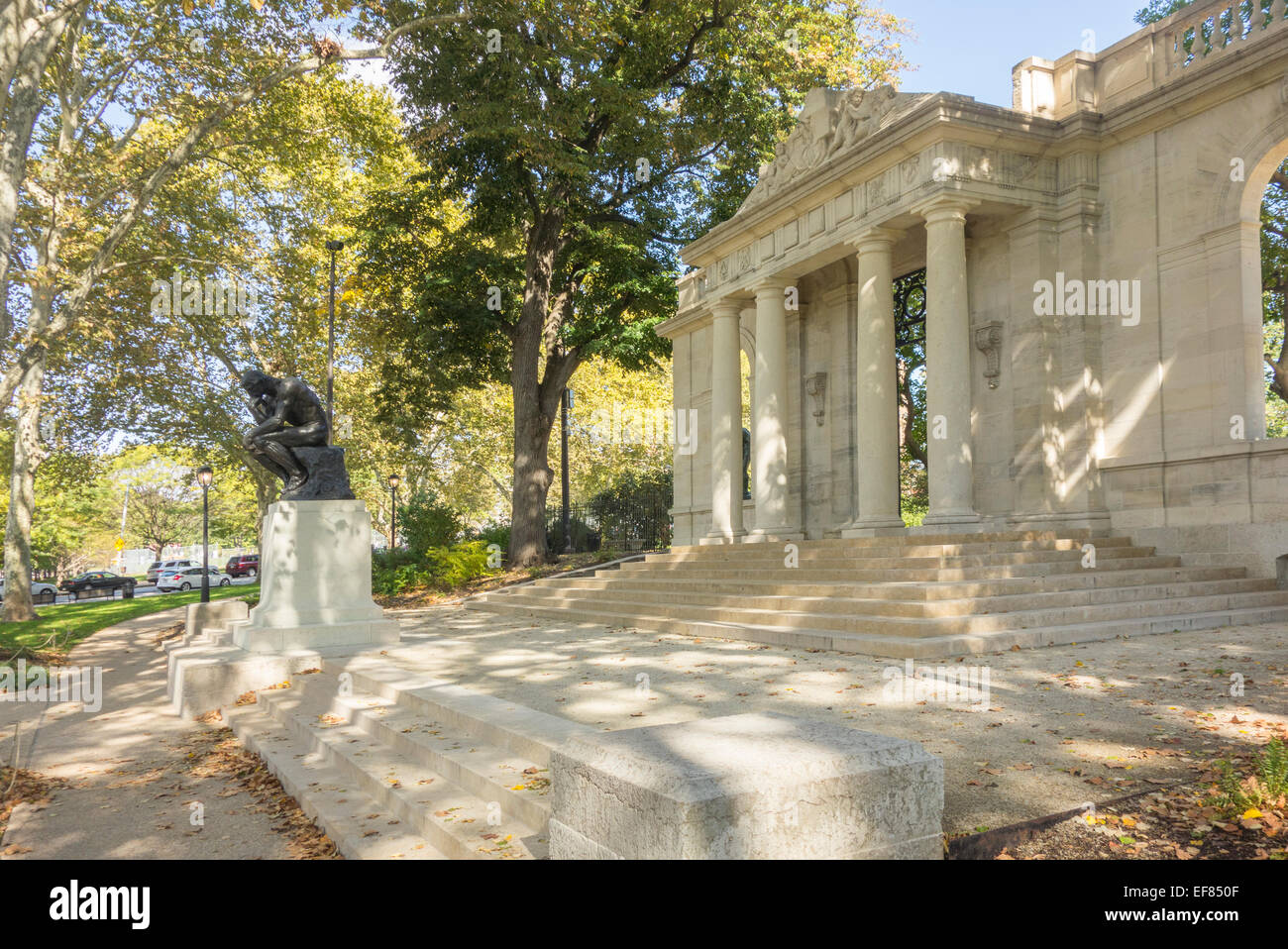 Rodin museum Philadelphia PA Stock Photo