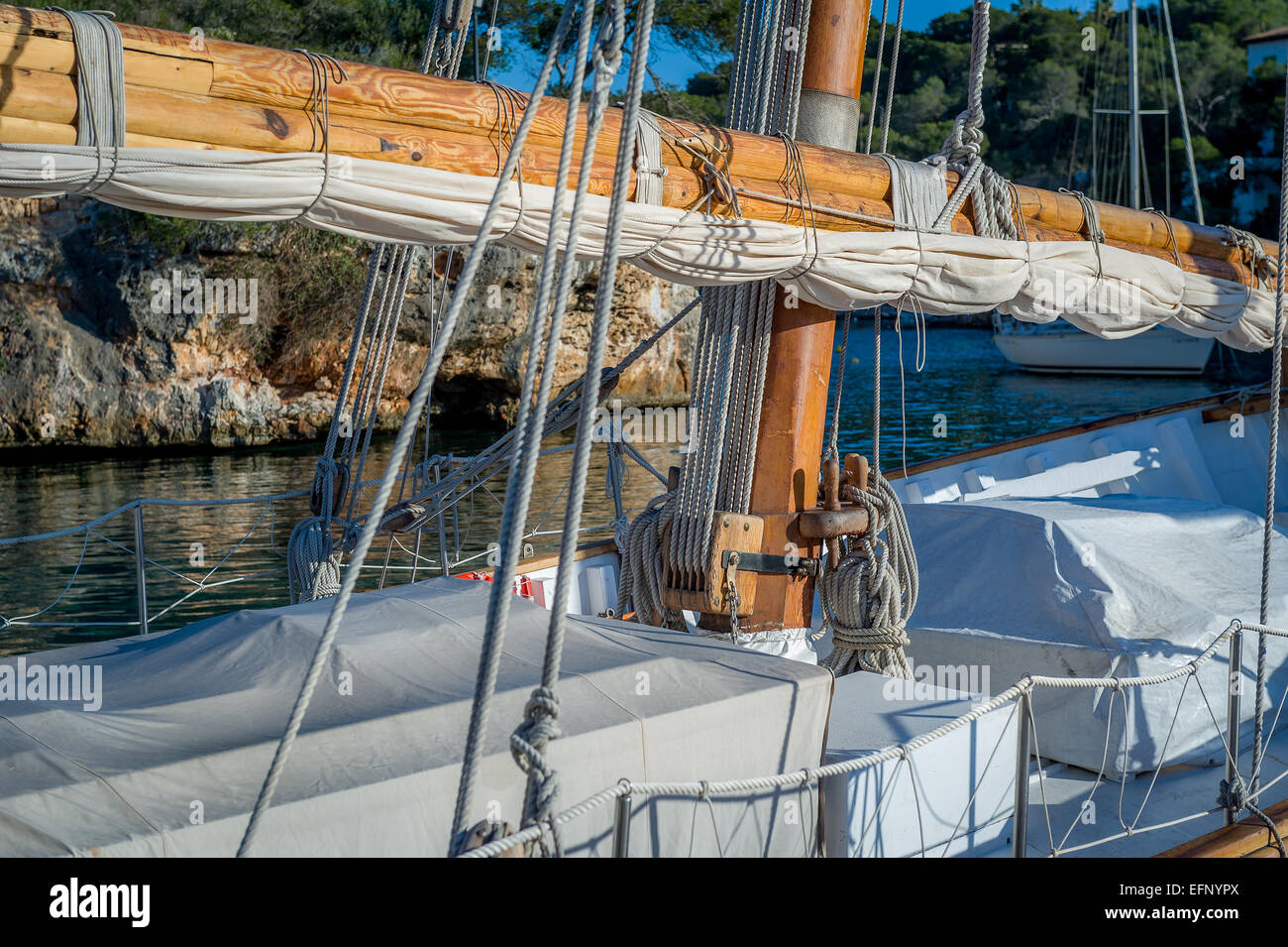 Old sailing boat Stock Photo