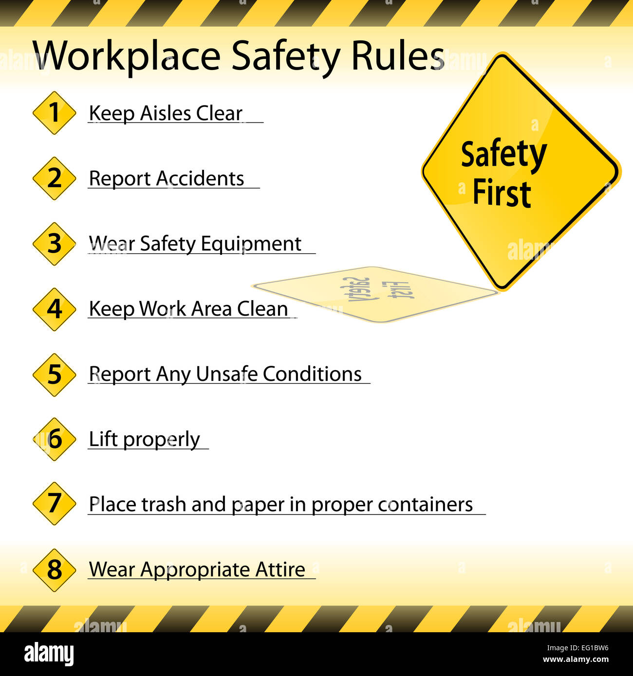 Safety Poster 10 Rules For Workplace Safety Safety Poster Sho – NBKomputer