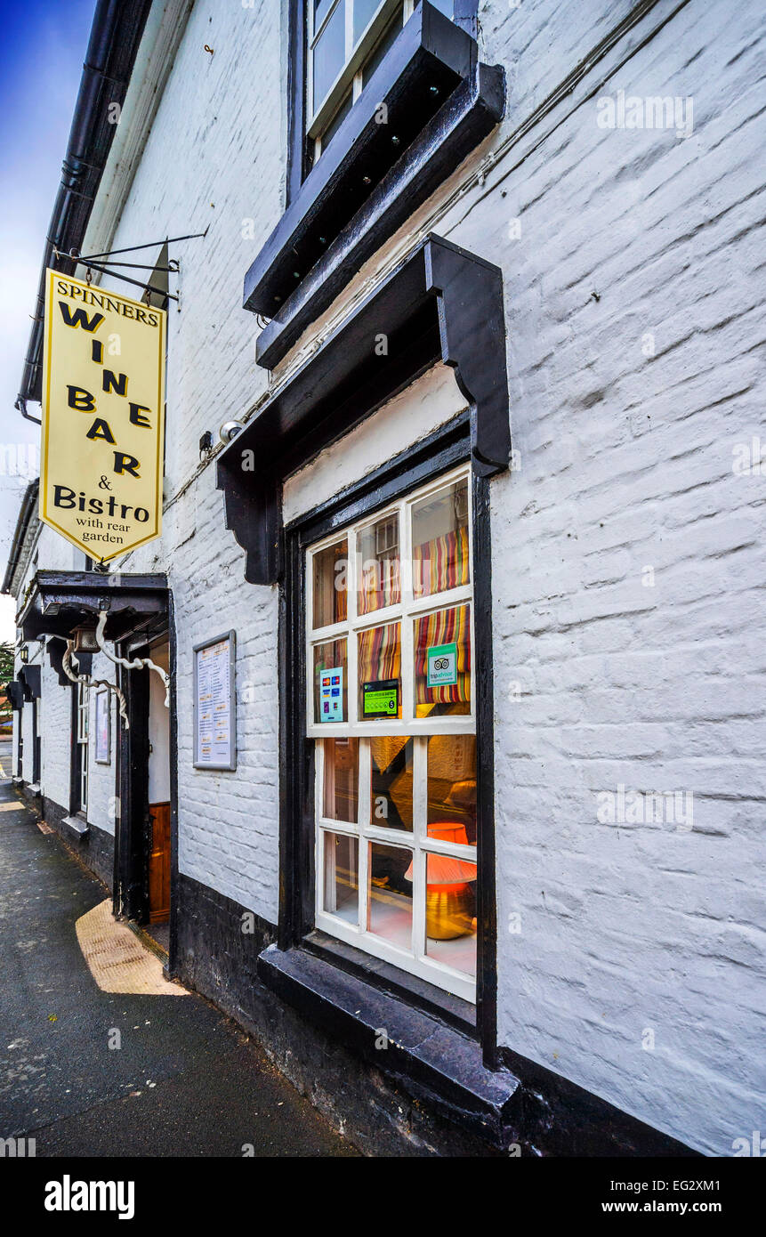 Old historic centre of droitwich spa famous as a salt mining town and thermal bath spa town  old,historic,heritage,building,arch Stock Photo