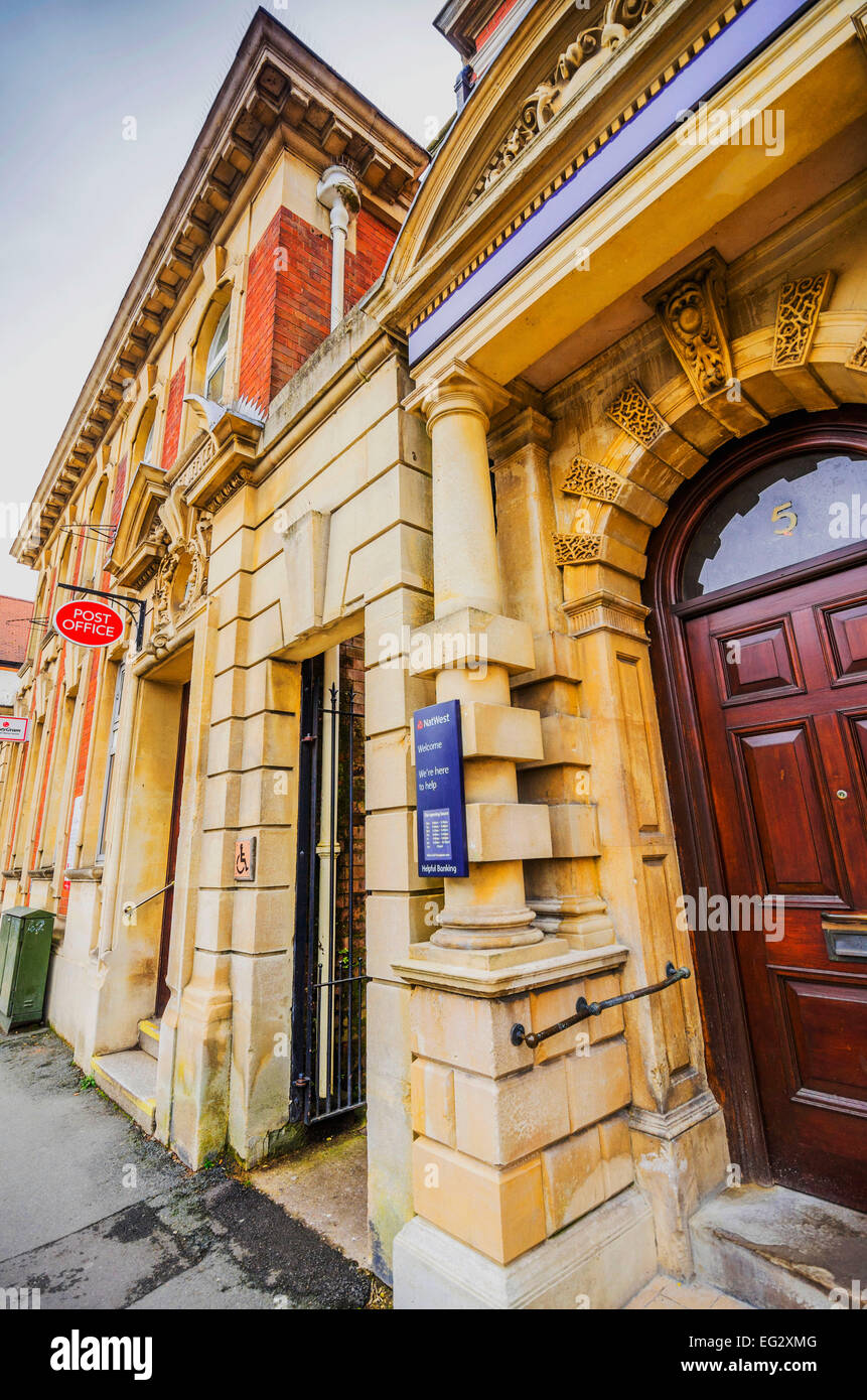 Old historic centre of droitwich spa famous as a salt mining town and thermal bath spa town  old,historic,heritage,building,arch Stock Photo