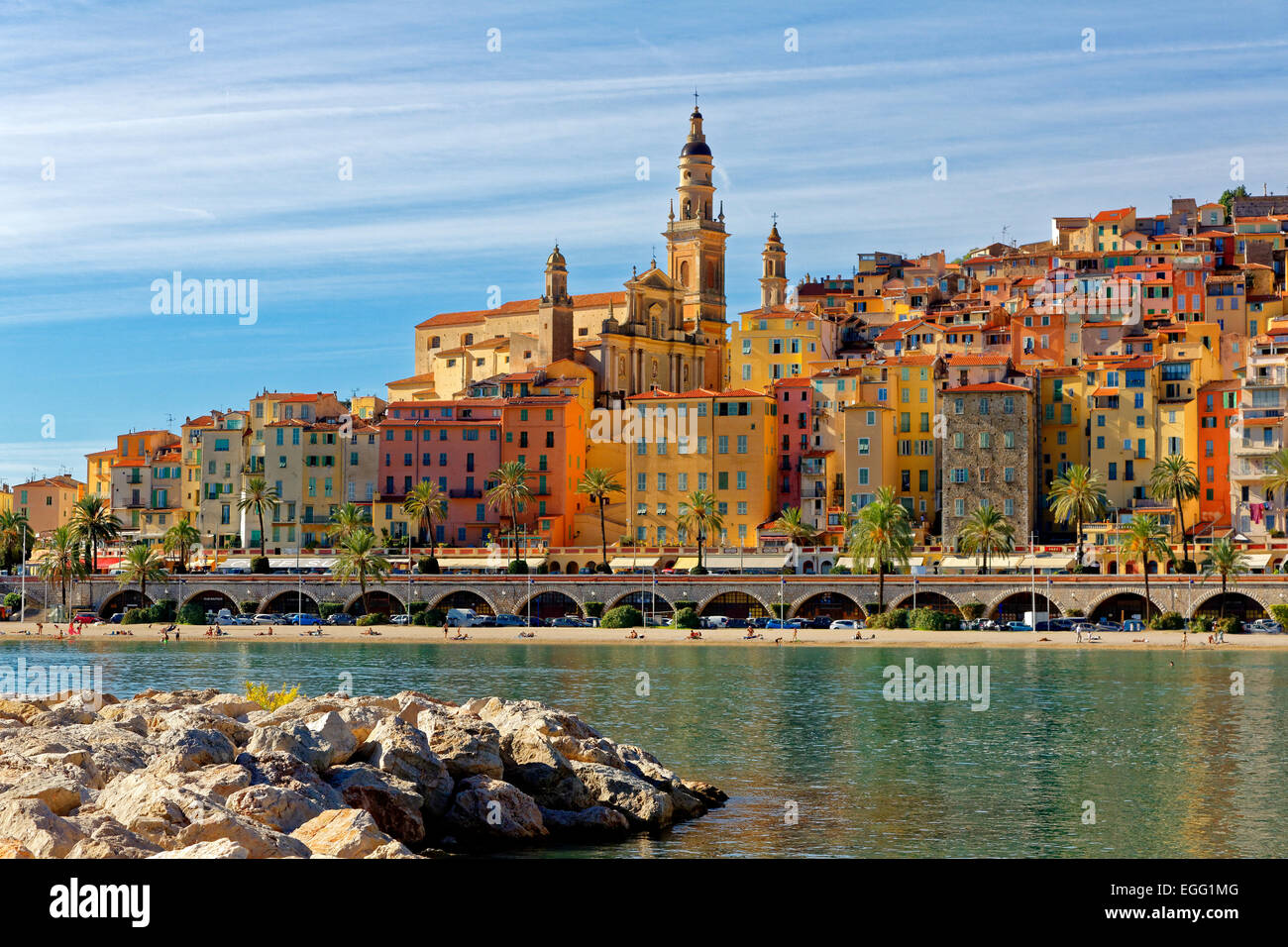 France, menton Stock Photo