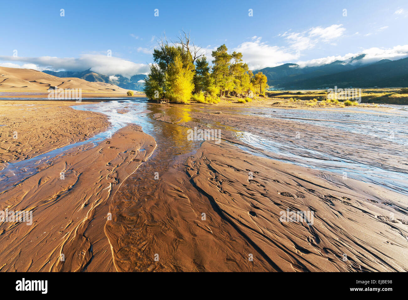 Great Sand Dunes Stock Photo