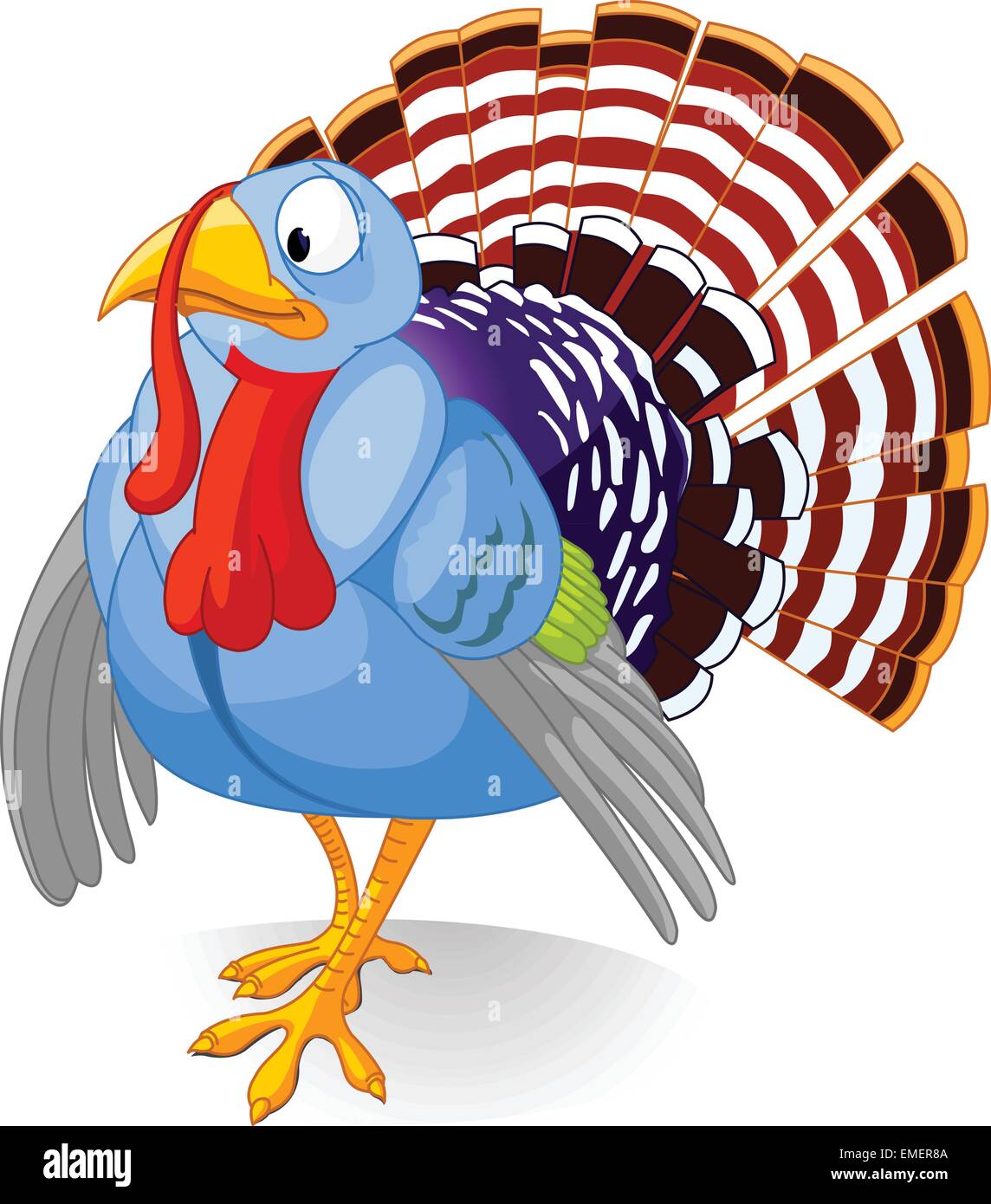 Cartoon Turkey Stock Vector