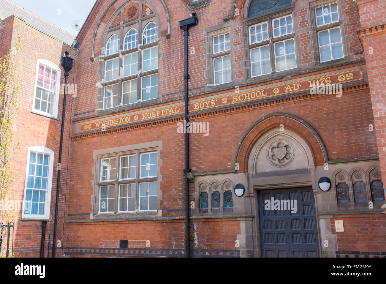 St Martins House in Leicester which was formerly Wyggeston Hospital Boys School Stock Photo