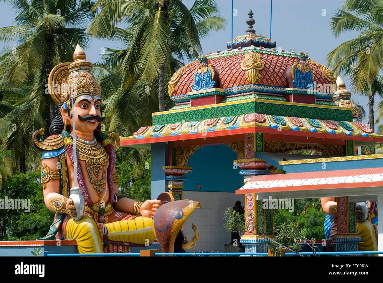 Guardian deity Ayyanar is village God worshipped predominately near Salem Tamil nadu India Stock Photo