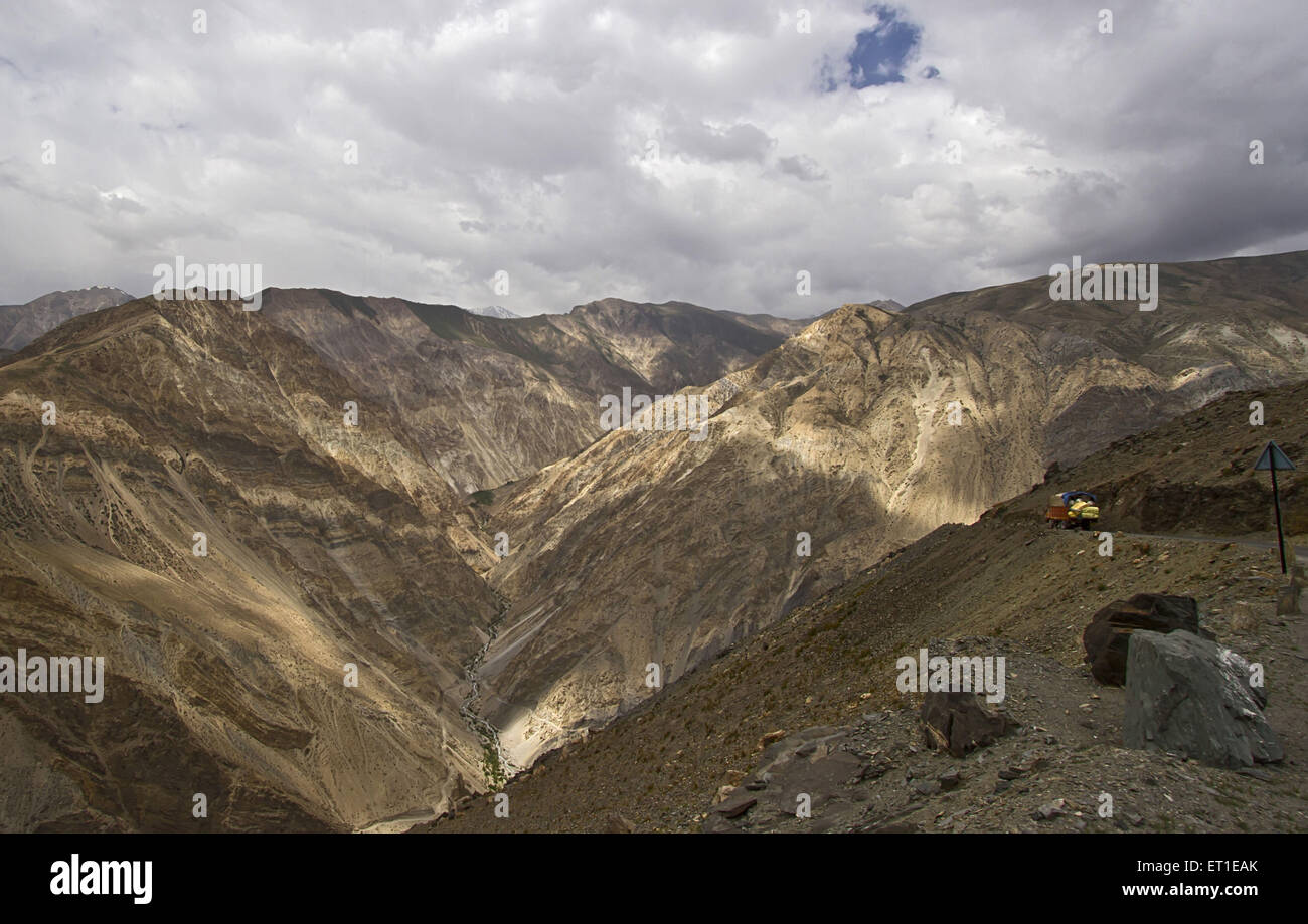 Spiti Valley at Himachal Pradesh India Stock Photo