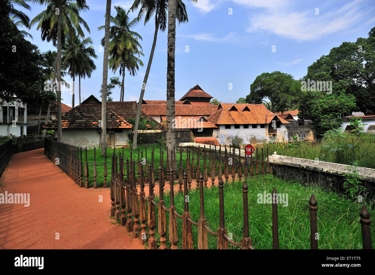 Padmanabhapuram palace at tamil nadu india Asia Stock Photo