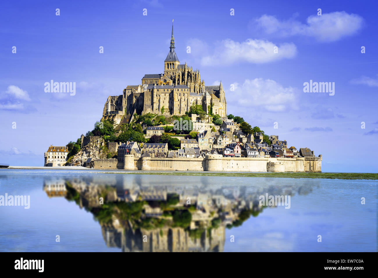 Mont saint Michel - Normandy - France Stock Photo