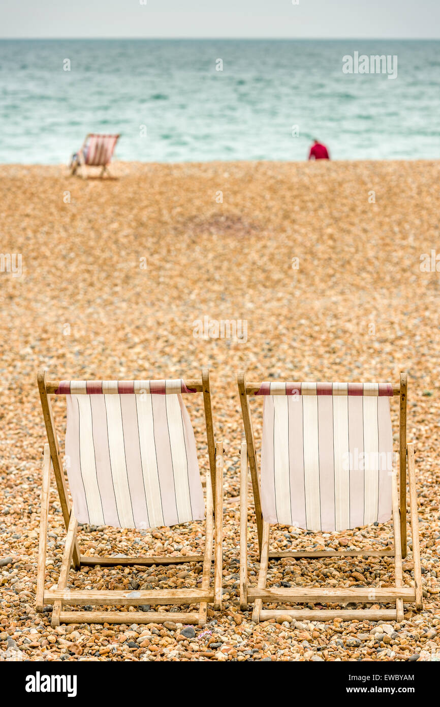 Chilling on the beach Stock Photo